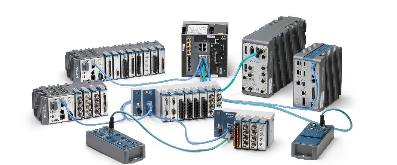 TSN network with NI CompactRIO, CompactDAQ and FieldDAQ